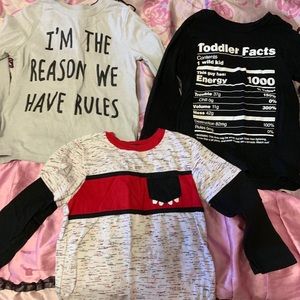 3 long sleeves